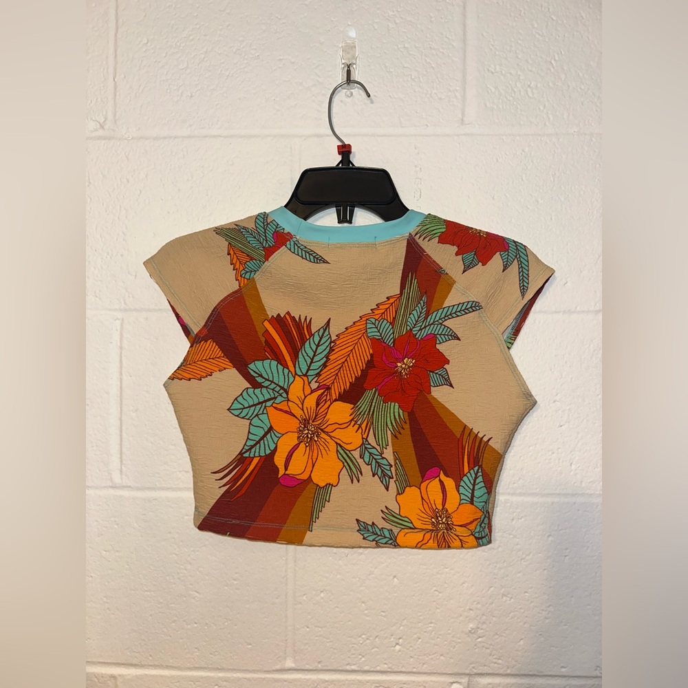 Free People Beach The Sony Printed Tee In Miami Floral - Picture 6 of 6